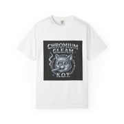 Chromium Gleam Cat Unisex Garment-Dyed T-Shirt