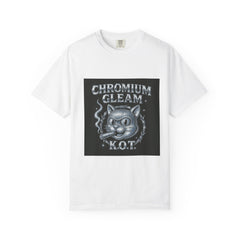 Chromium Gleam Cat Unisex Garment-Dyed T-Shirt