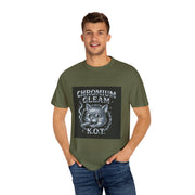 Chromium Gleam Cat Unisex Garment-Dyed T-Shirt