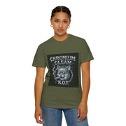 Chromium Gleam Cat Unisex Garment-Dyed T-Shirt