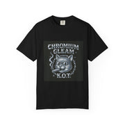 Chromium Gleam Cat Unisex Garment-Dyed T-Shirt