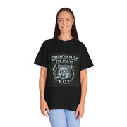 Chromium Gleam Cat Unisex Garment-Dyed T-Shirt